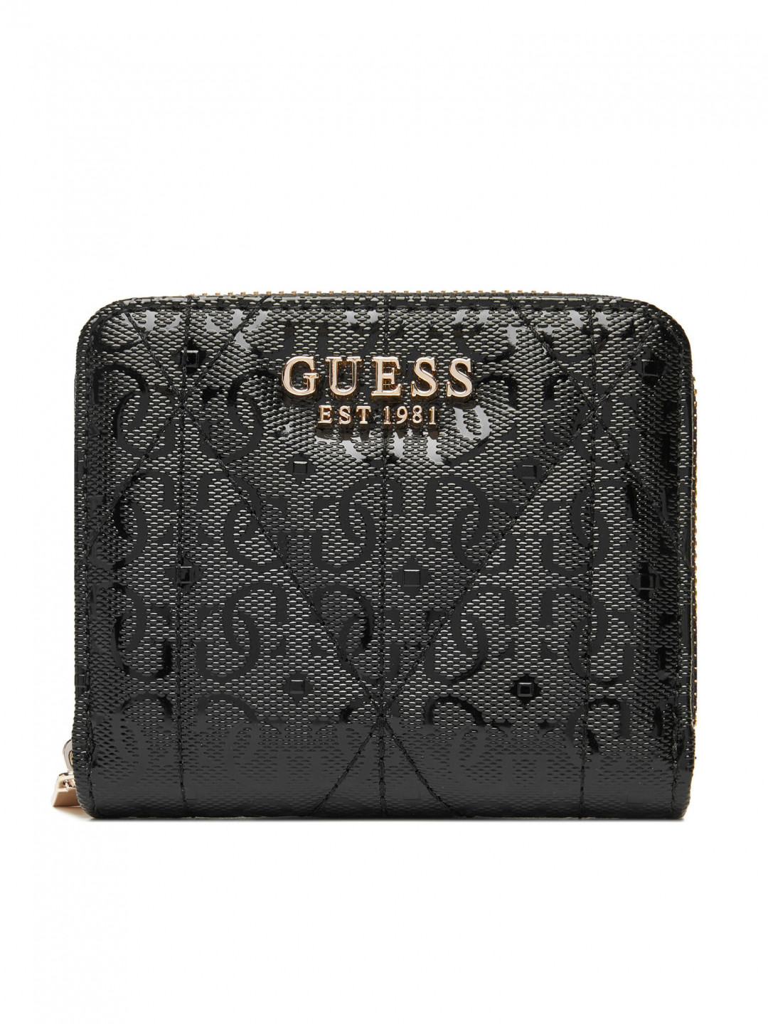 Guess Malá dámská peněženka Aldina Slg SWGG96 63137 Černá