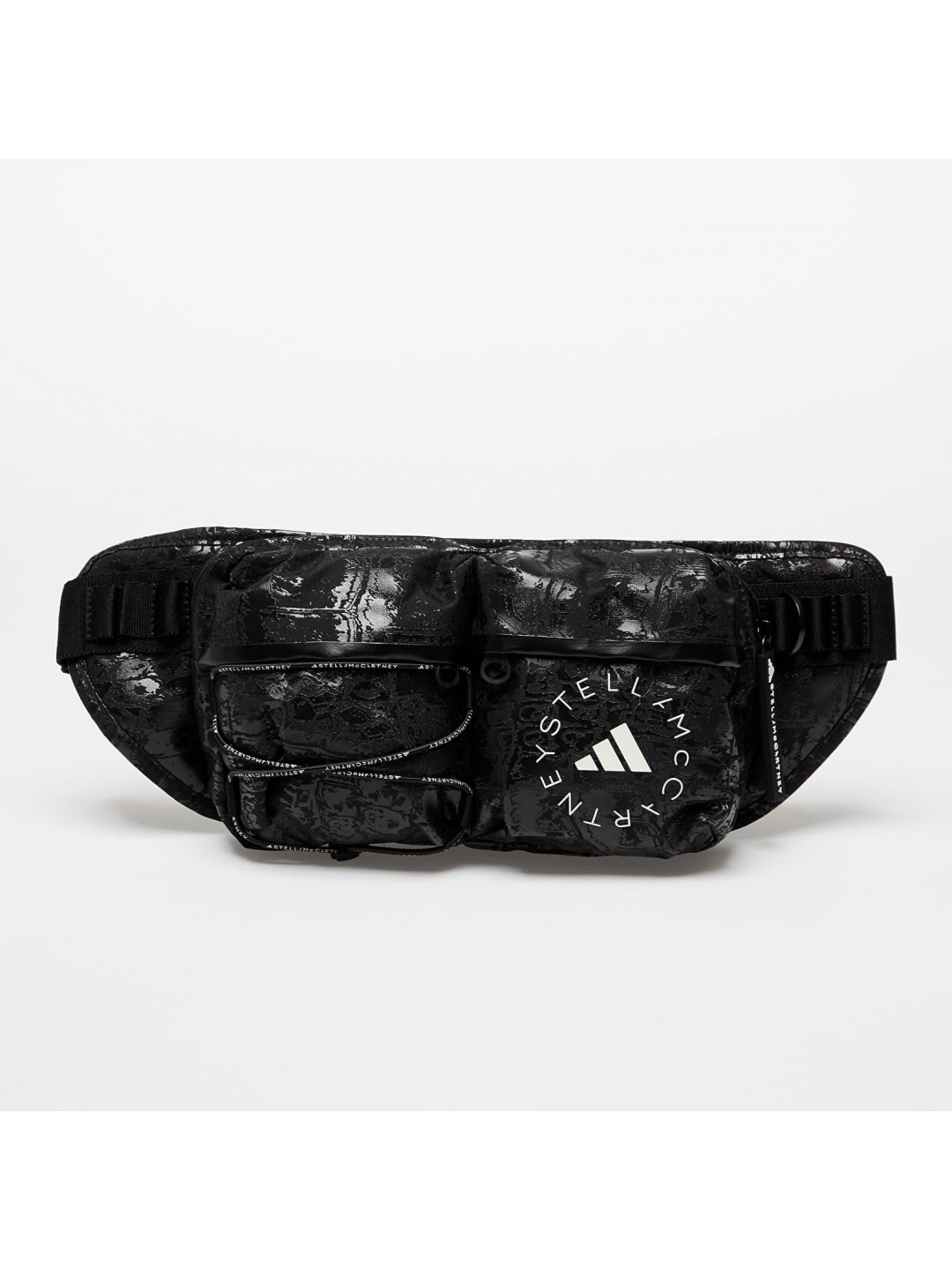 Ledvinka adidas By Stella McCartney Bumbag Shine Black Almond Milk-smc 0 75 l