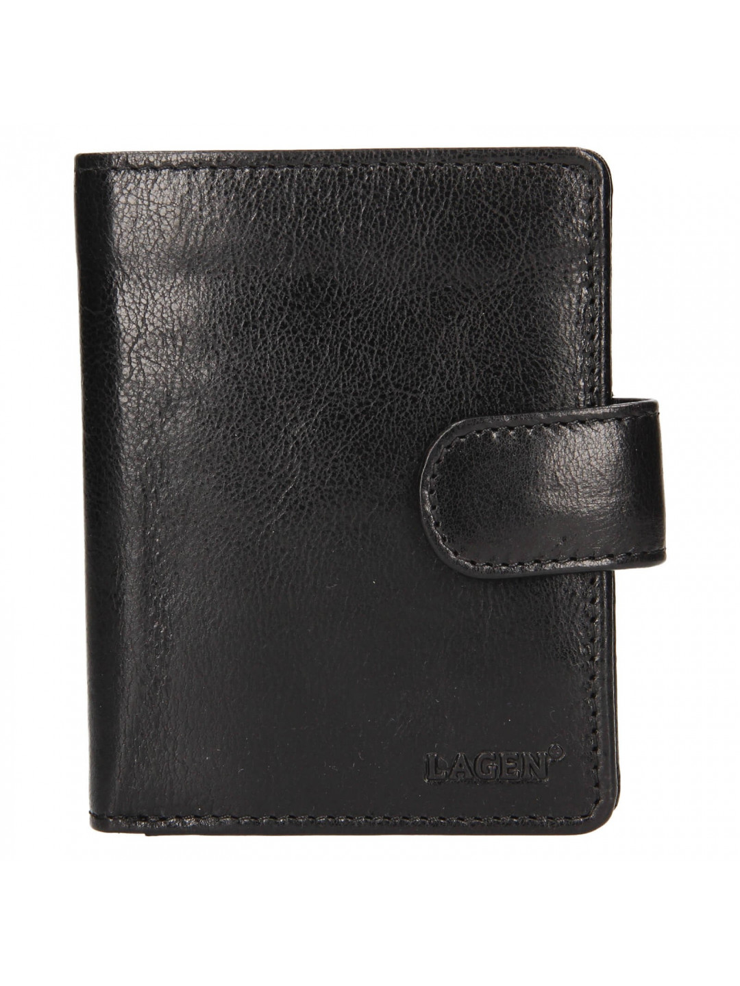 Pánská kožená peněženka Lagen Zrobek – černá