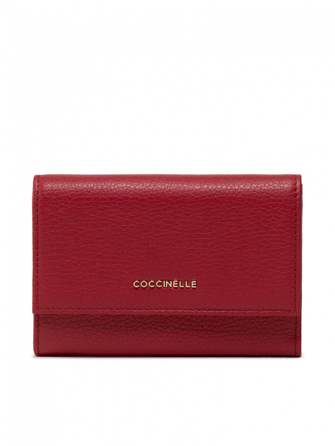 Coccinelle Velká dámská peněženka MW5 Metallic Soft E2 MW5 11 66 01 Červená