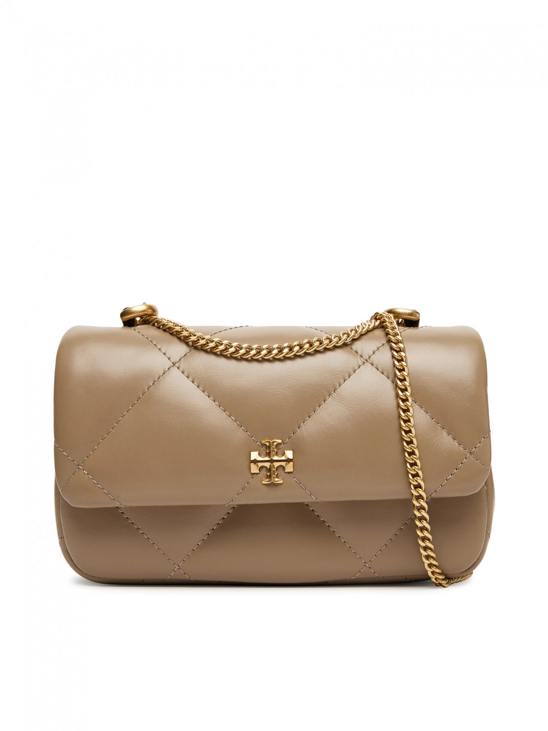 Tory Burch Kabelka Mini Kira Diamond 154710 Béžová