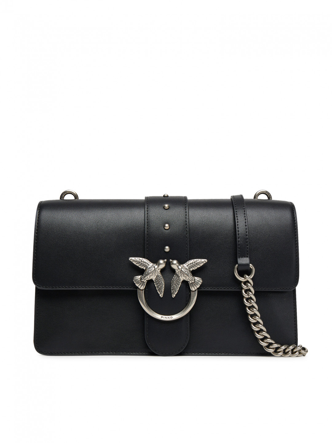 PINKO Kabelka Love One Classic ST CL Al 25-26 PLTT 105857 A0F1 Černá