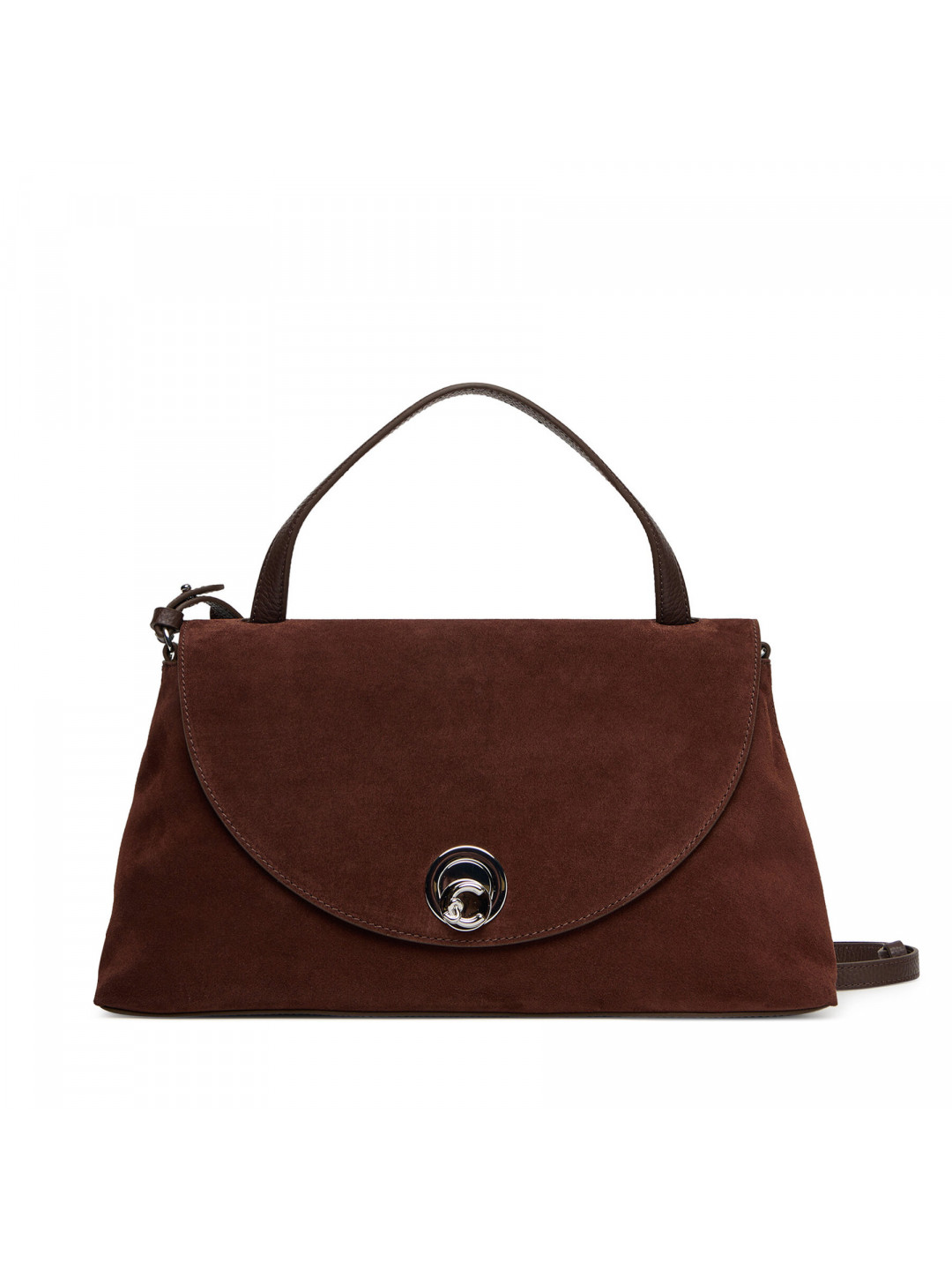 Kabelka Coccinelle Toc Coccinellenikla Suede Bim E1 TOC 18 01 01 Hnědá