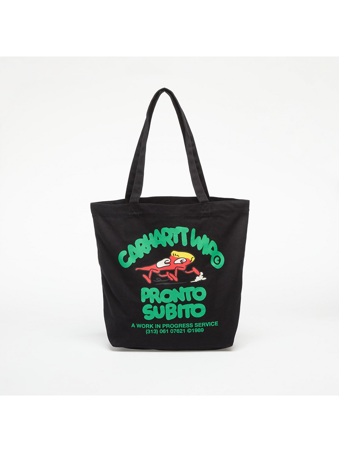 Taška Carhartt WIP Canvas Graphic Tote Pronto Print Black Universal