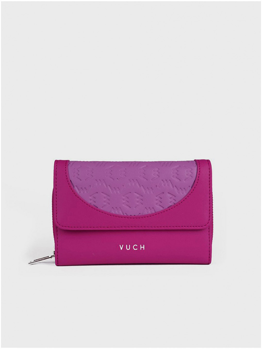 Tmavě růžová dámská kožená peněženka Vuch Swen