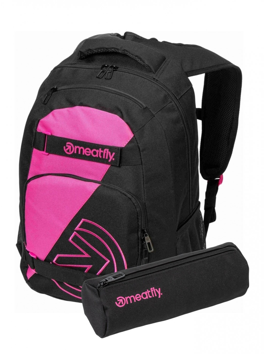 Meatfly batoh Exile Pink Black 24 L PENÁL ZDARMA Černá Objem 24 L