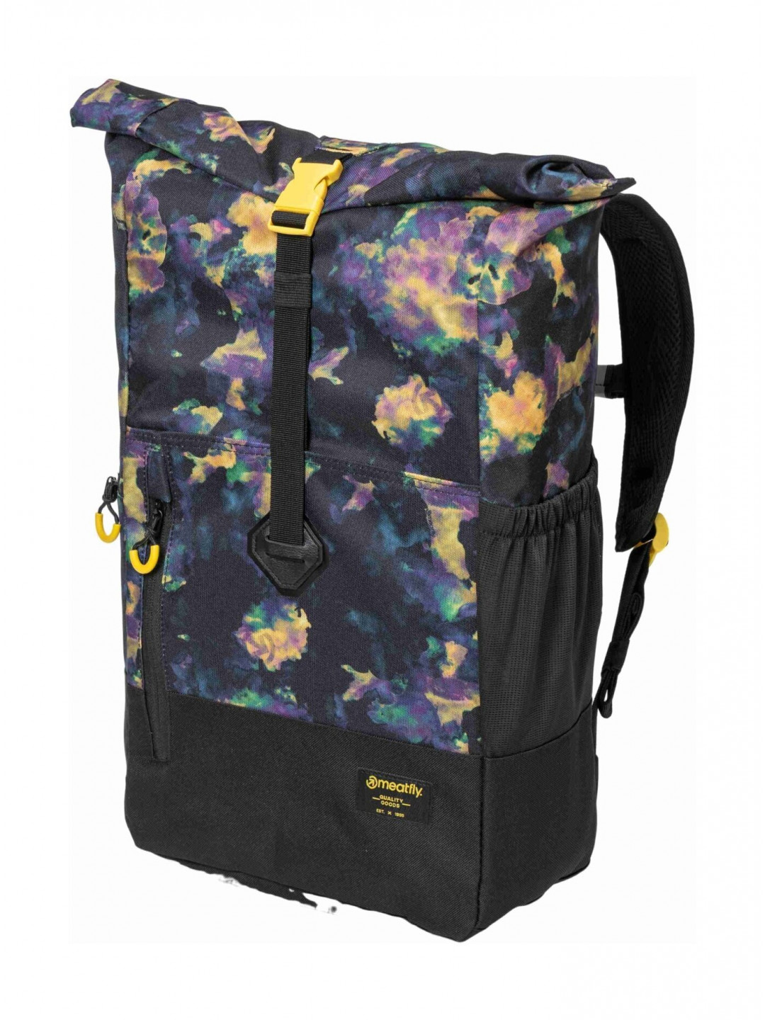 Meatfly batoh Holler Dark Aquarel 28 L Černá Objem 28 L
