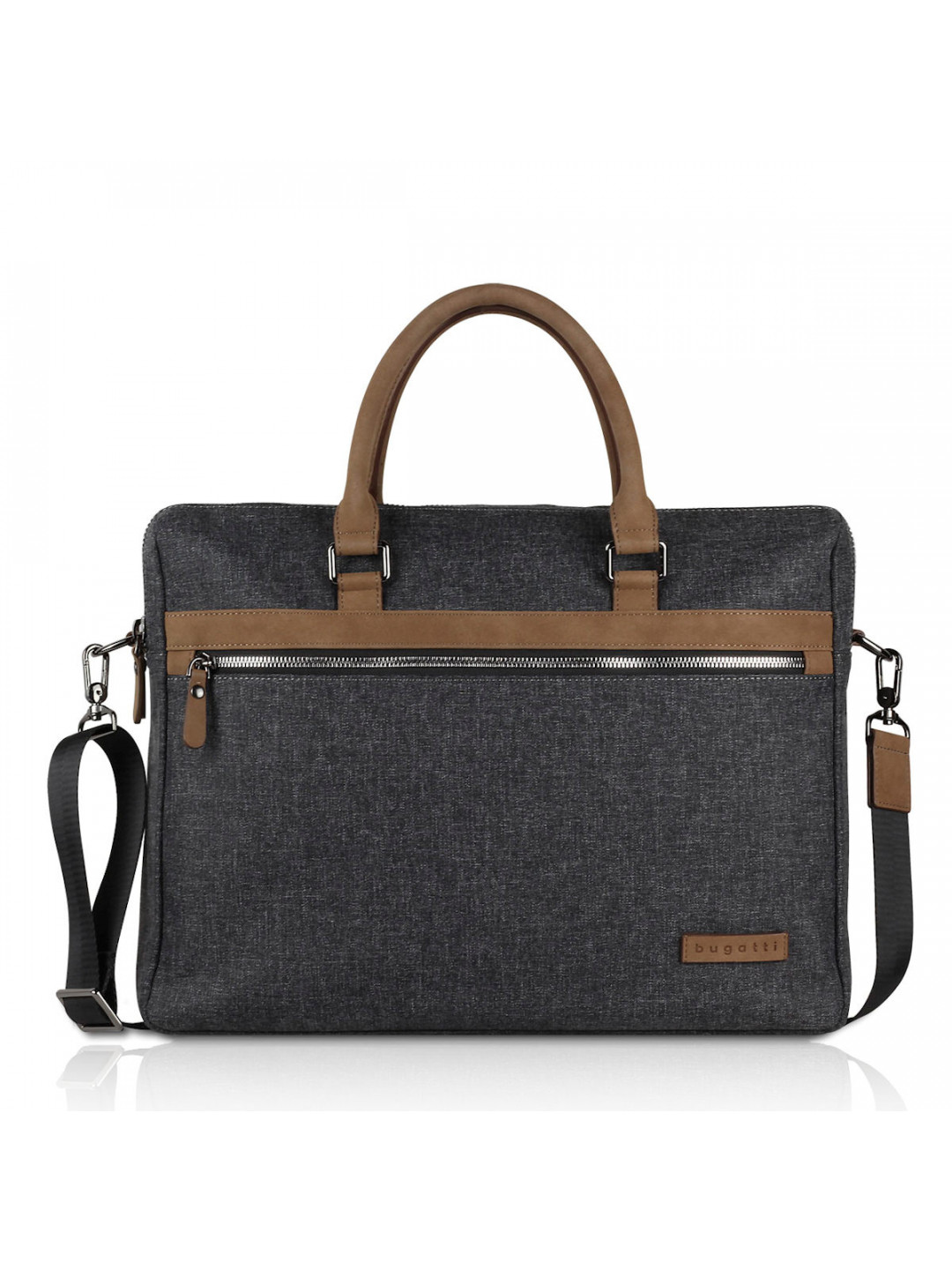 Bugatti pánská taška na notebook – tmavě šedá – One size