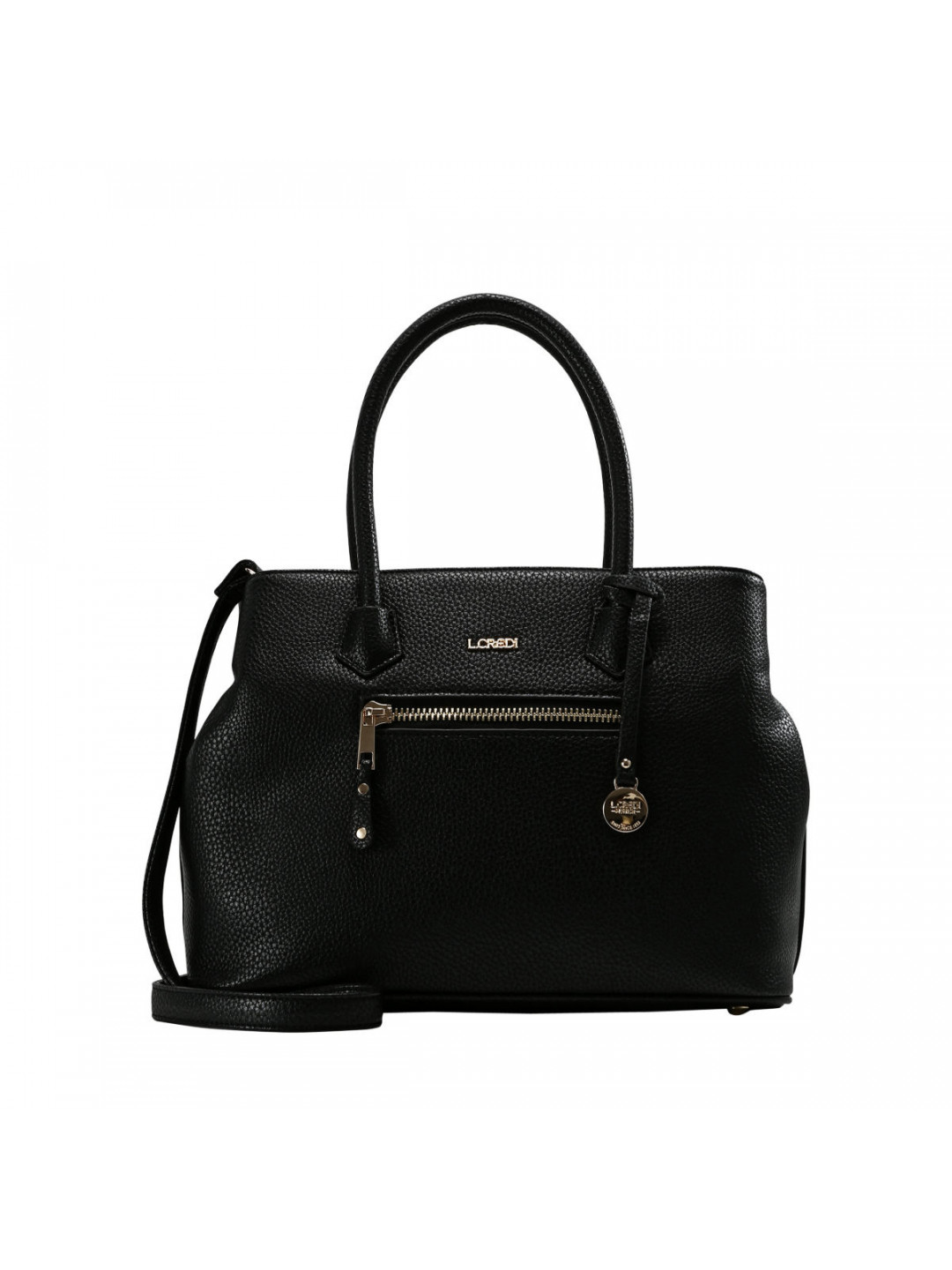 L credi dámská stylová kabelka – černá – One size
