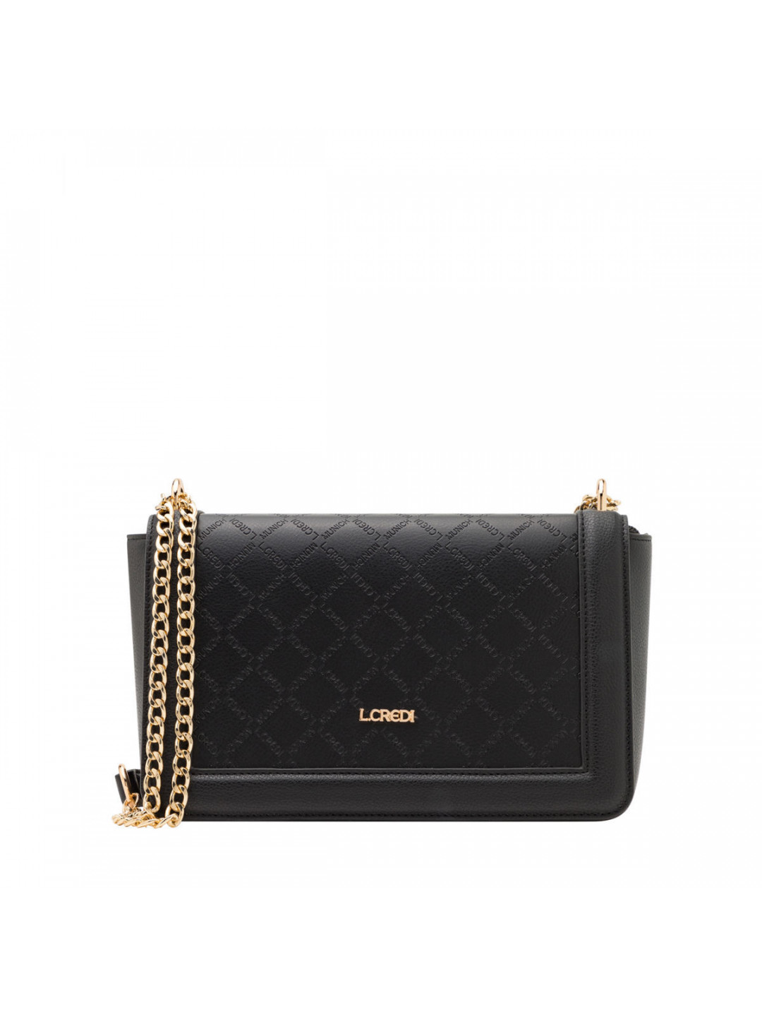 L credi dámská stylová kabelka – černá – One size