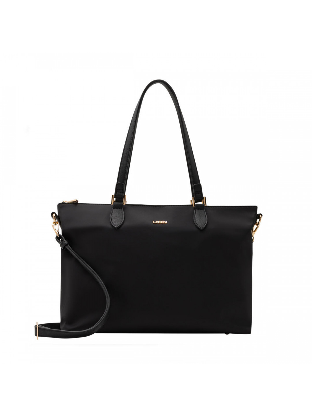 L credi dámská stylová kabelka – černá – One size