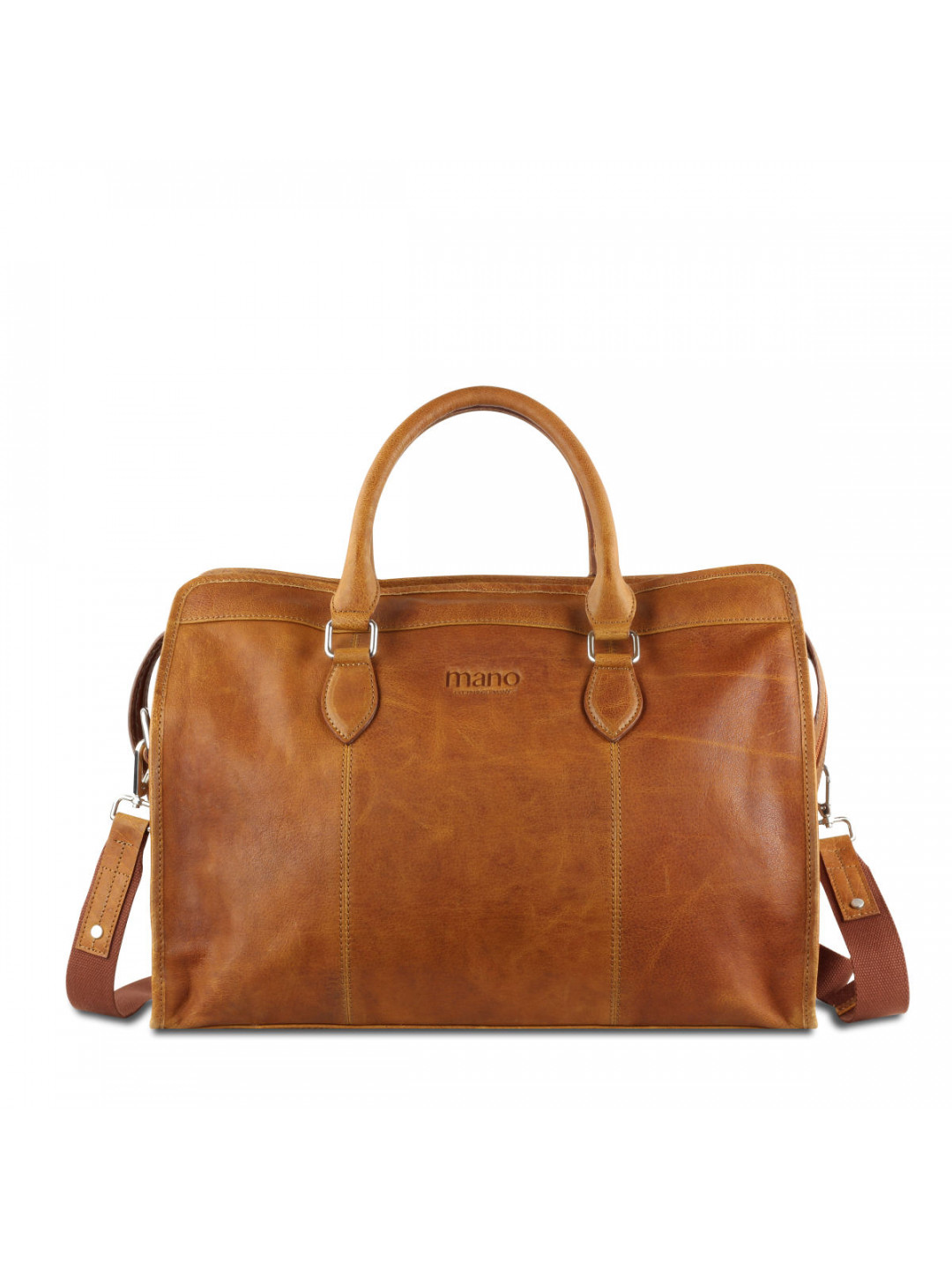 Mano pánska cestovní taška – koňaková – One size