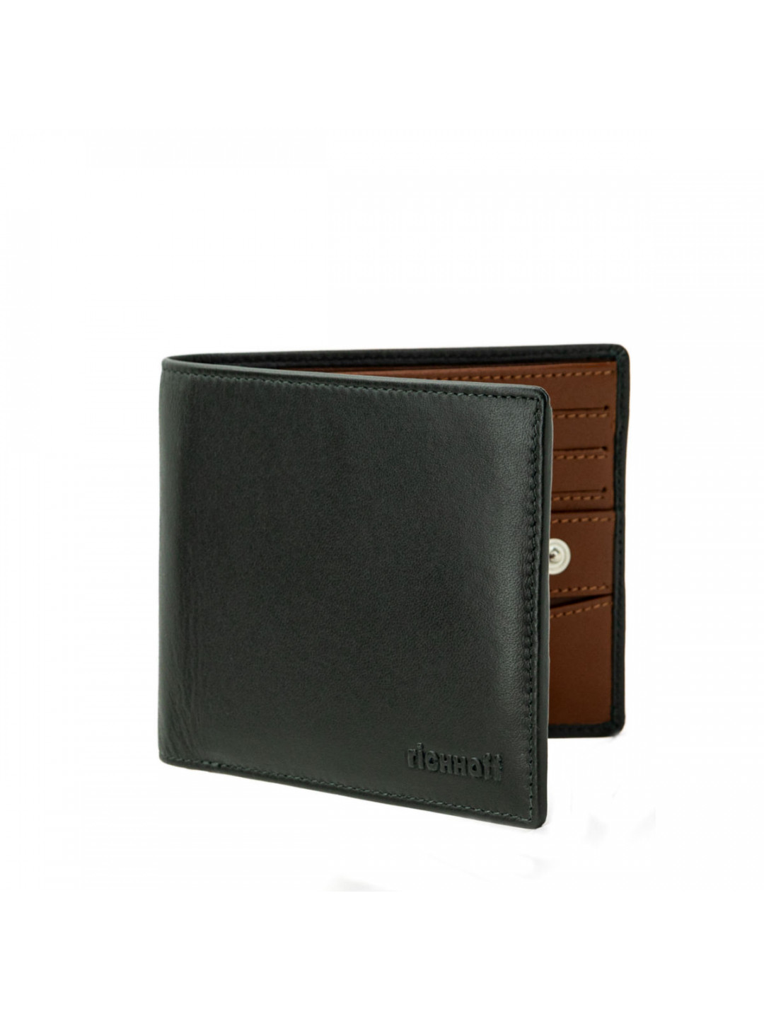 Richhoff pánská kožená peněženka – zelená – M