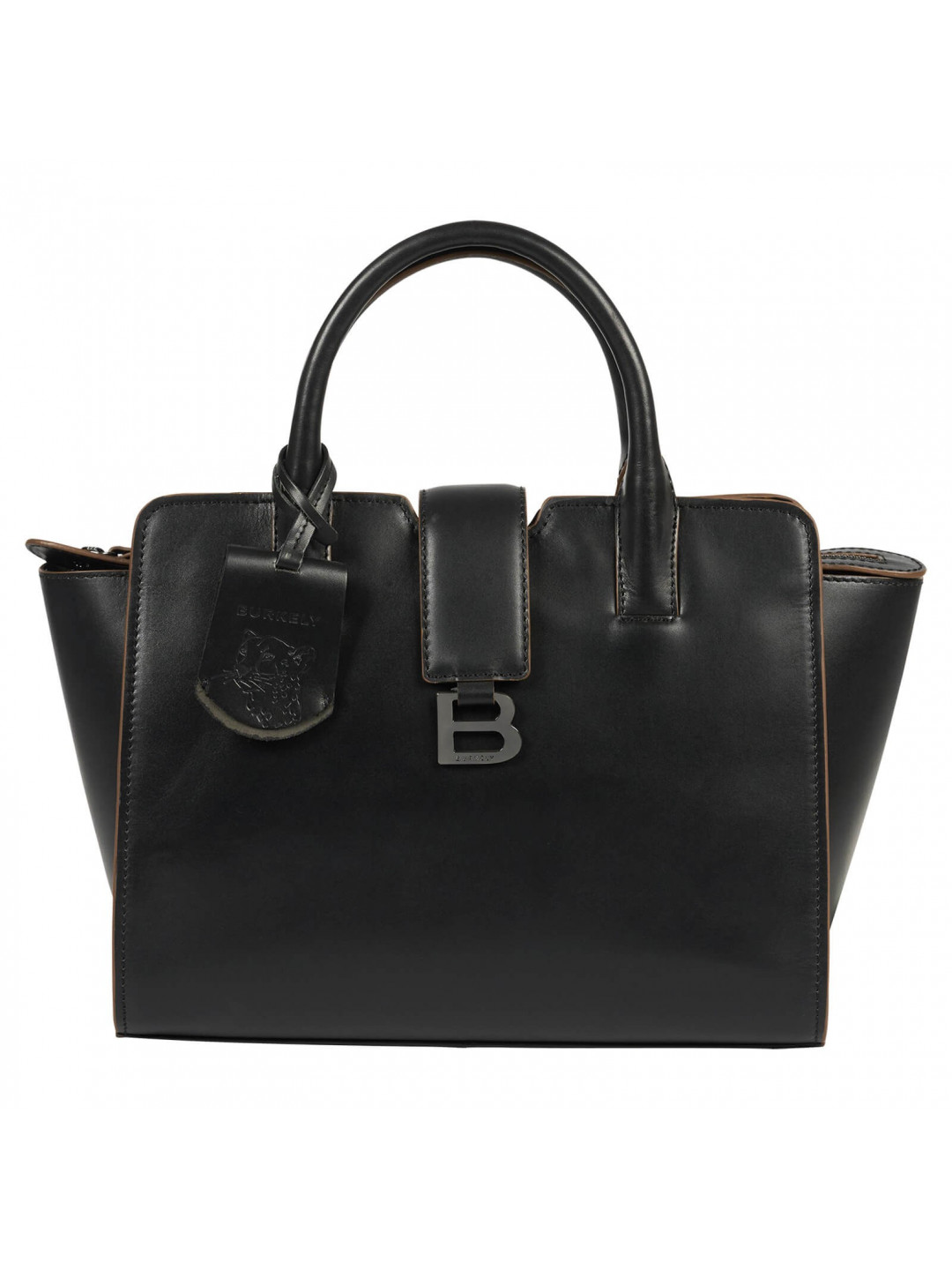 Dámská kožená kabelka Burkely Lesla – černá