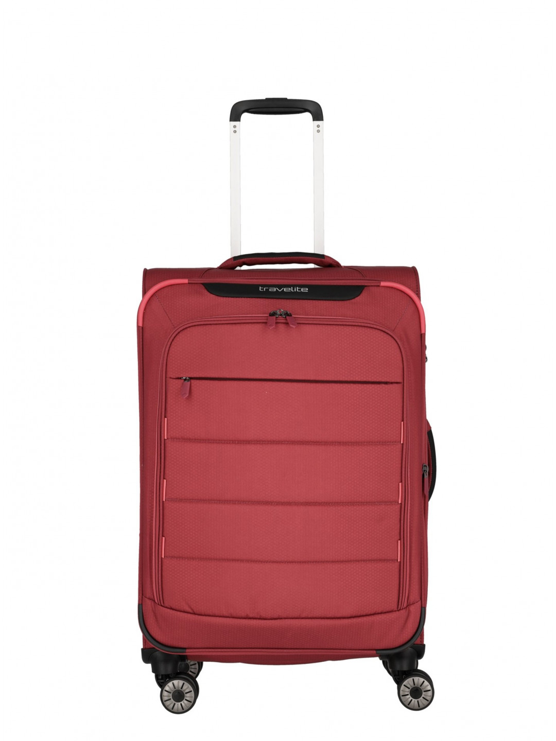 Cestovní kufr Travelite Skaii 4w M – červená