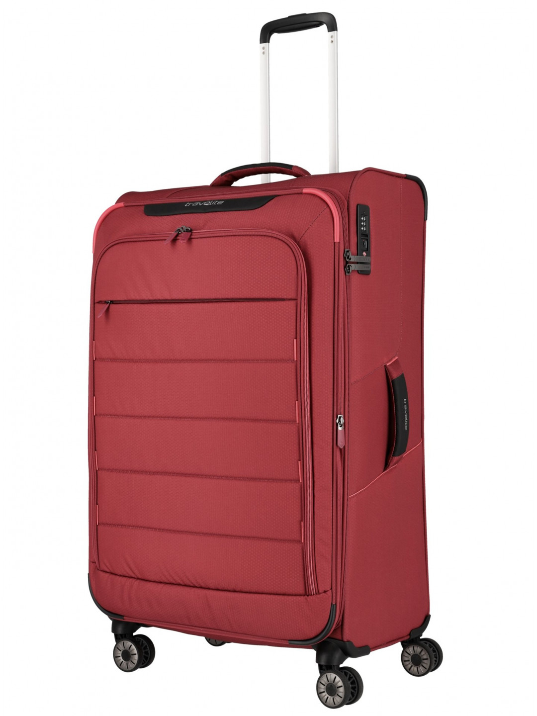 Cestovní kufr Travelite Skaii 4w L – červená