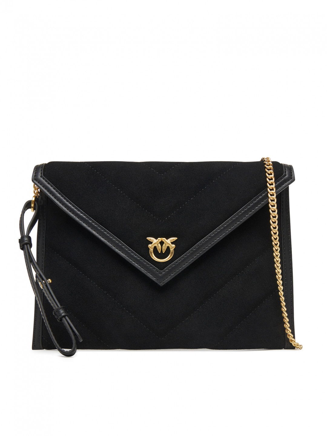 PINKO Kabelka Flat Purse Handle AI 25-26 PCPL 104820 A2JH Černá