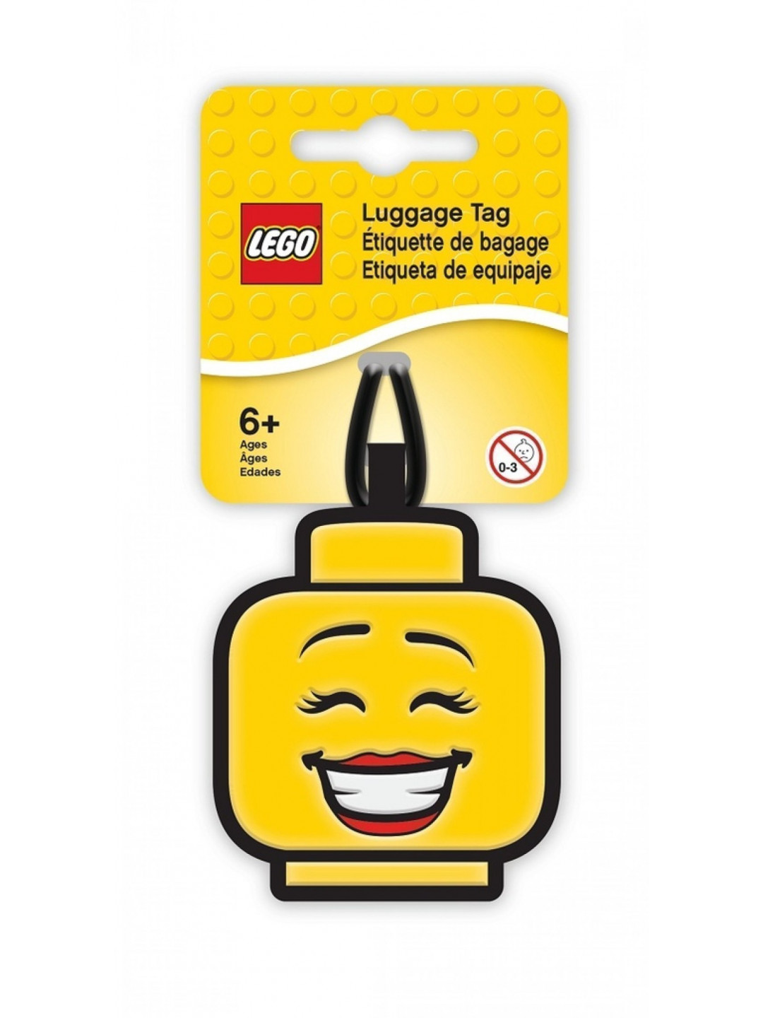 LEGO Iconic Jmenovka na zavazadlo – hlava dívky