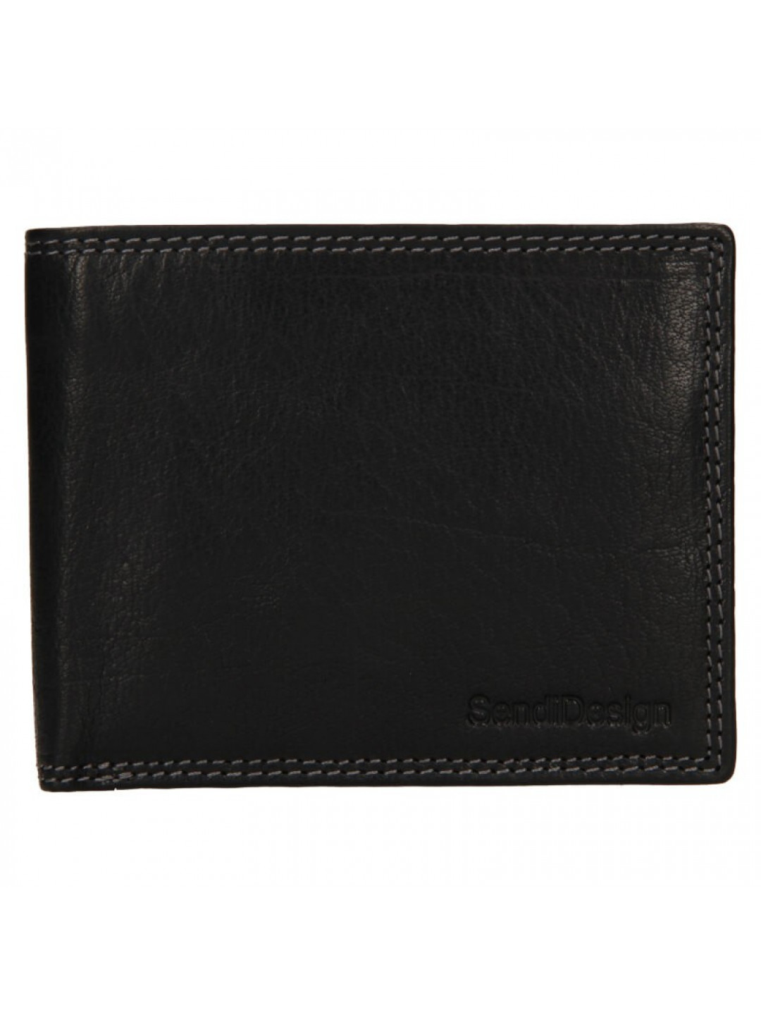 Pánská kožená peněženka SendiDesign Citez – černá