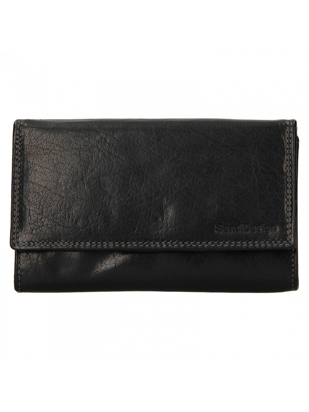 Dámská kožená peněženka SendiDesign Ember – černá