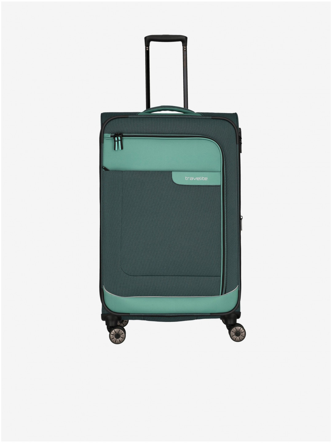 Zelený cestovní kufr Travelite Viia 4w L