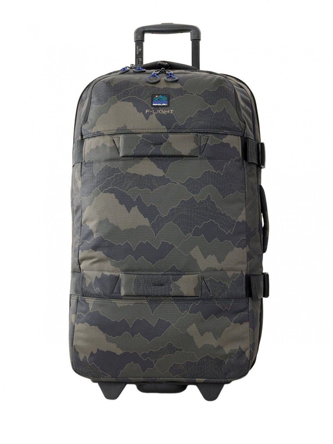 Rip curl kufr F-Light Global Search Cam Black Olive 100 L Černá Objem 100 L