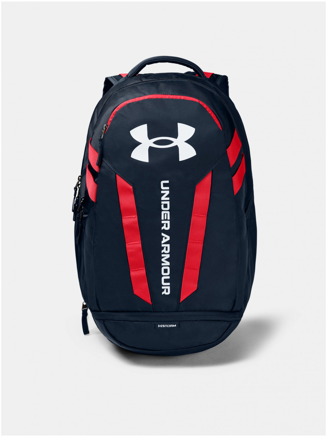 Červeno-modrý pánský batoh Under Armour UA Hustle 5 0 Backpack