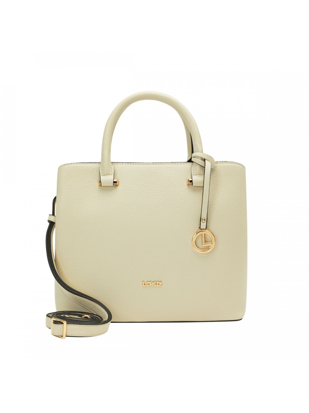 L Credi dámská elegantní kabelka – béžová – One size