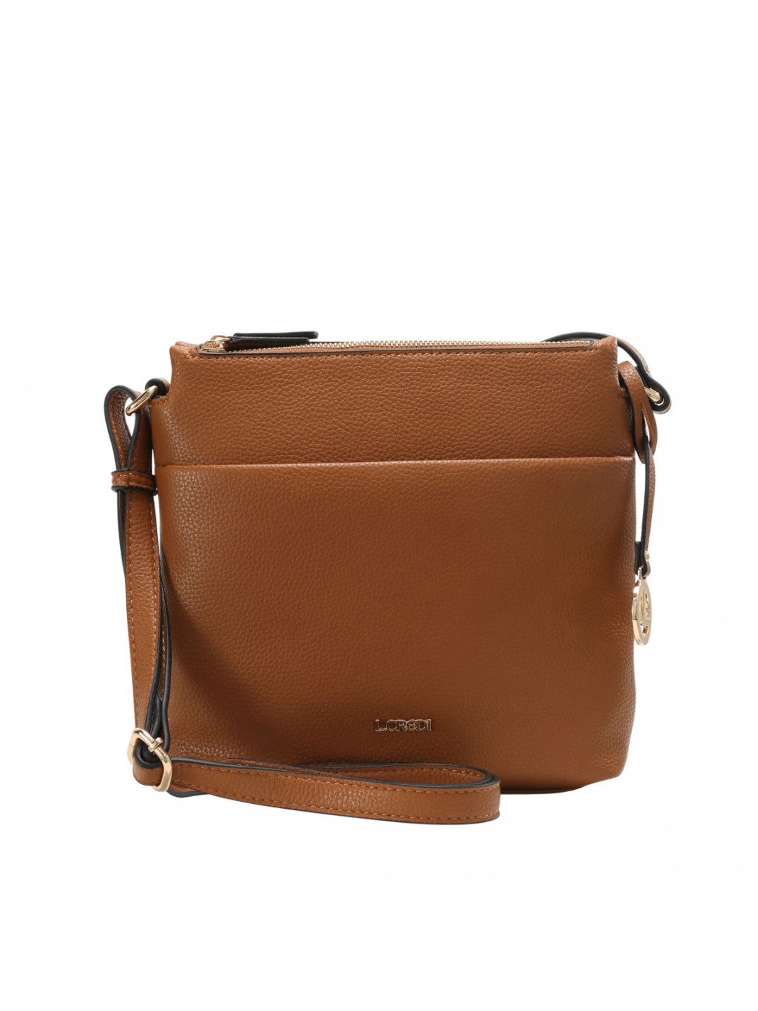 L Credi dámská každodenní kabelka – koňaková – One size