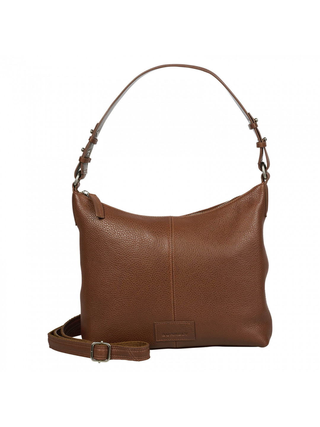 Dámská kožená kabelka přes rameno Burkely Anseta – koňak