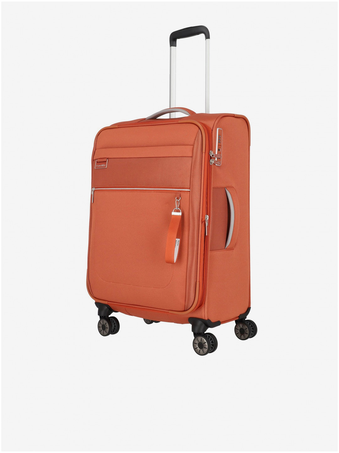 Oranžový cestovní kufr Travelite Miigo 4w M Copper chutney