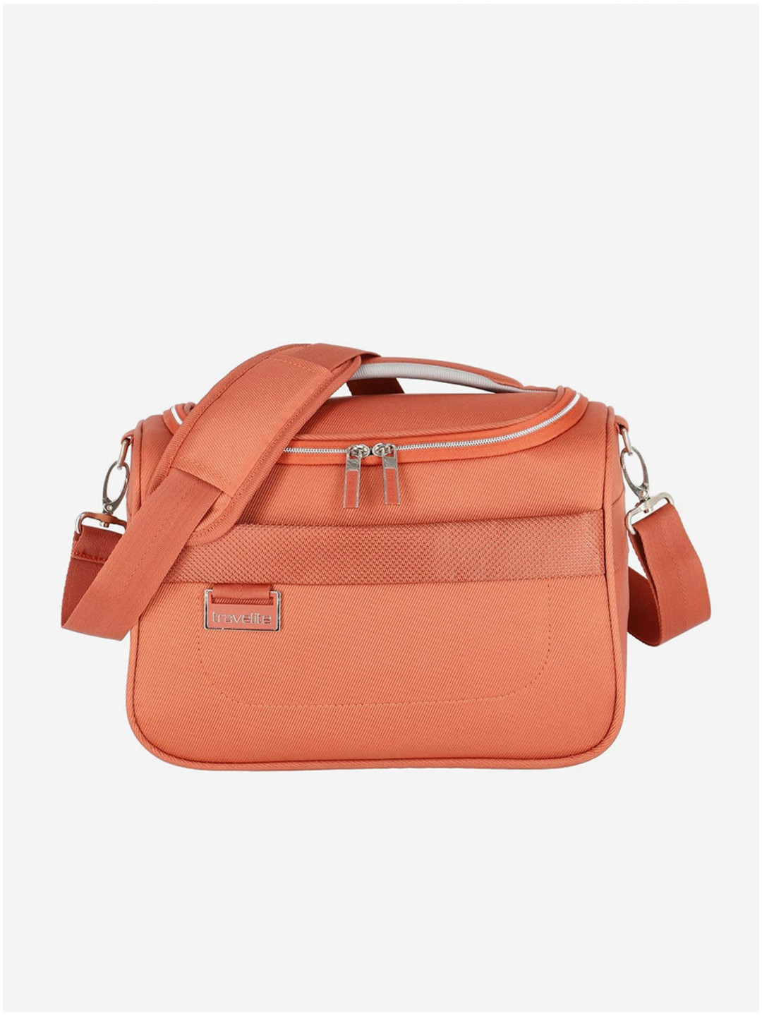 Oranžová dámská kosmetická taška Travelite Miigo Beauty case Copper chutney