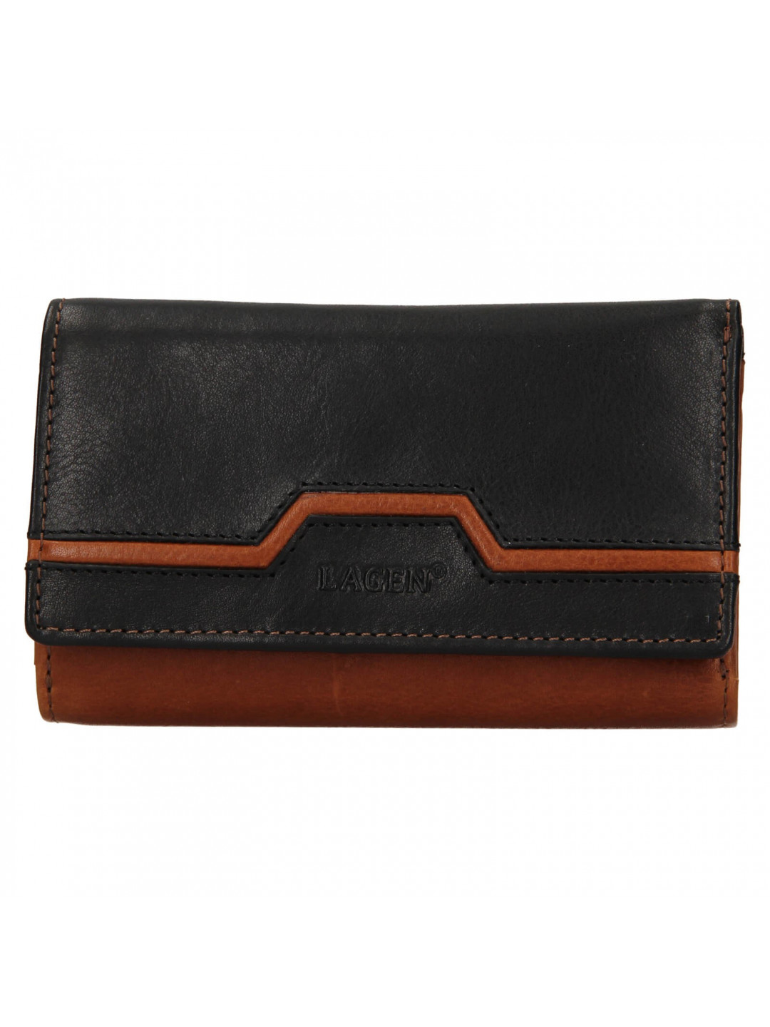 Dámská kožená peněženka Lagen Kessea – černá