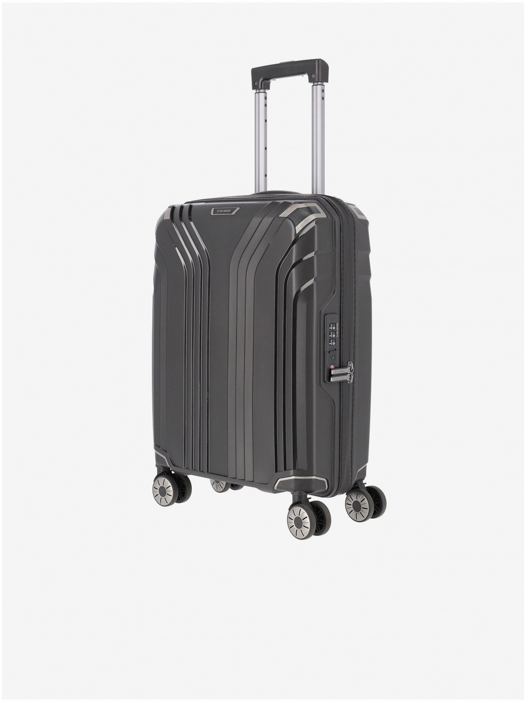 Cestovní kufr v černé barvě Travelite Elvaa 4w S Black