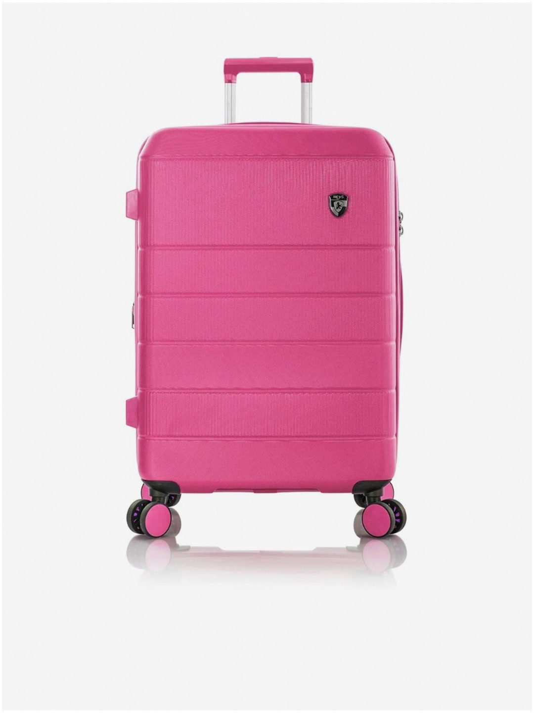 Růžový cestovní kufr Heys Neo M