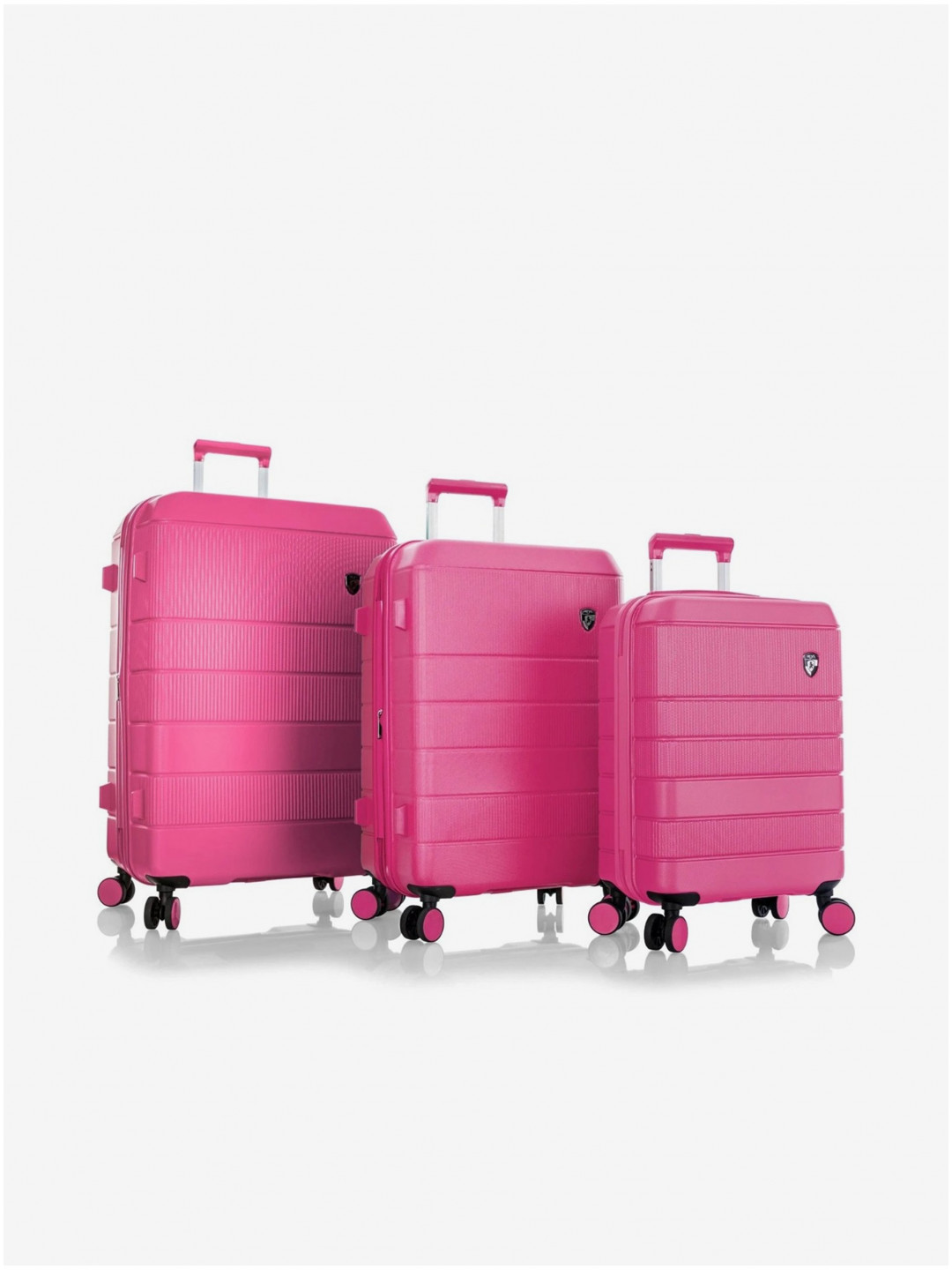 Sada tří cestovních kufrů v růžové barvě Heys Neo S M L