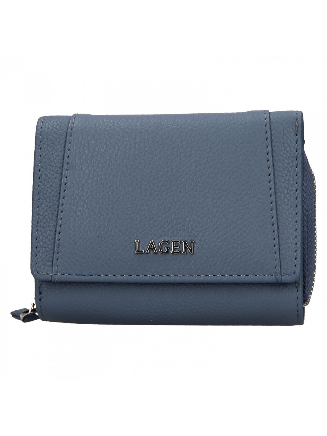 Dámská kožená peněženka Lagen Liana – modrá