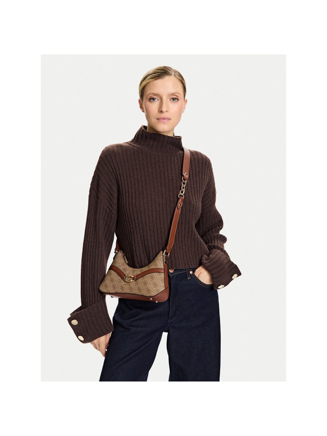Kabelka Guess Dea Mini HWSG79 93730 Hnědá