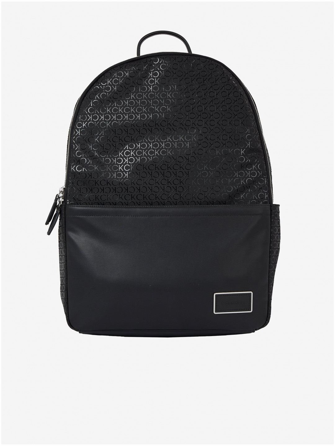Černý pánský vzorovaný batoh Calvin Klein