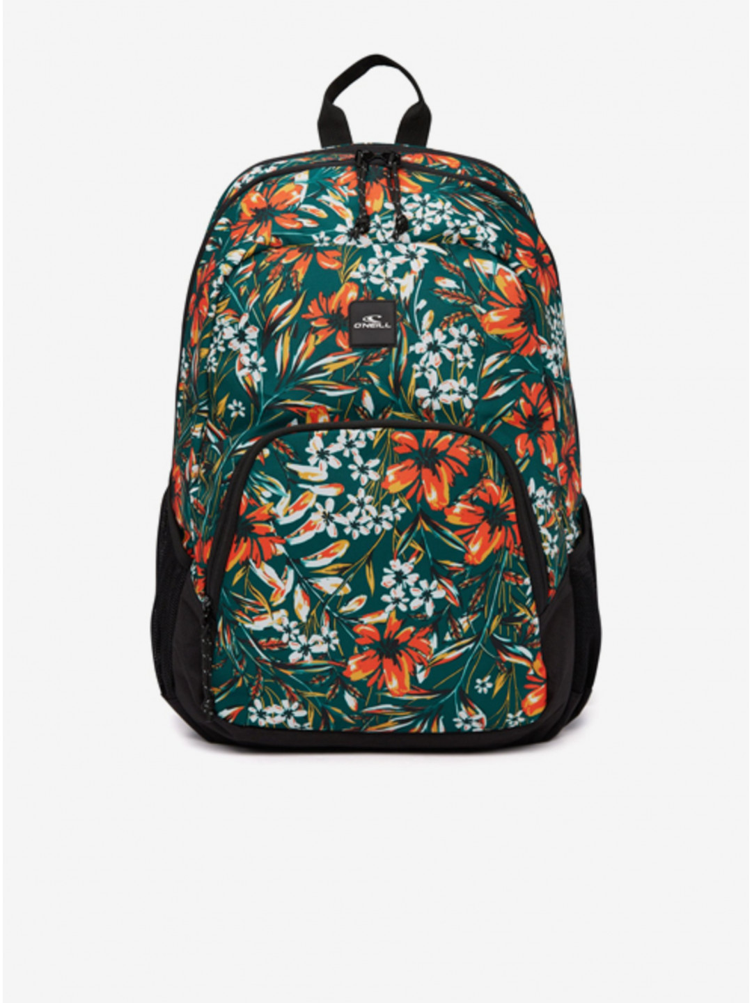 Oranžovo-zelený dámský květovaný batoh O Neill WEDGE BACKPACK