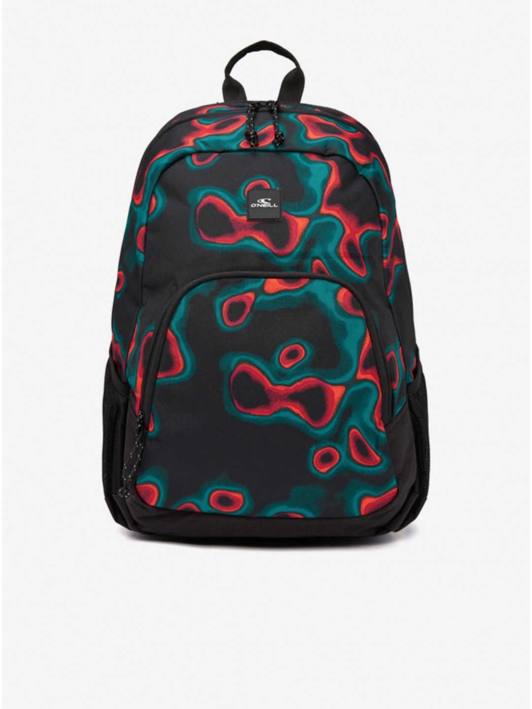 Černý vzorovaný batoh O Neill Wedge Backpack