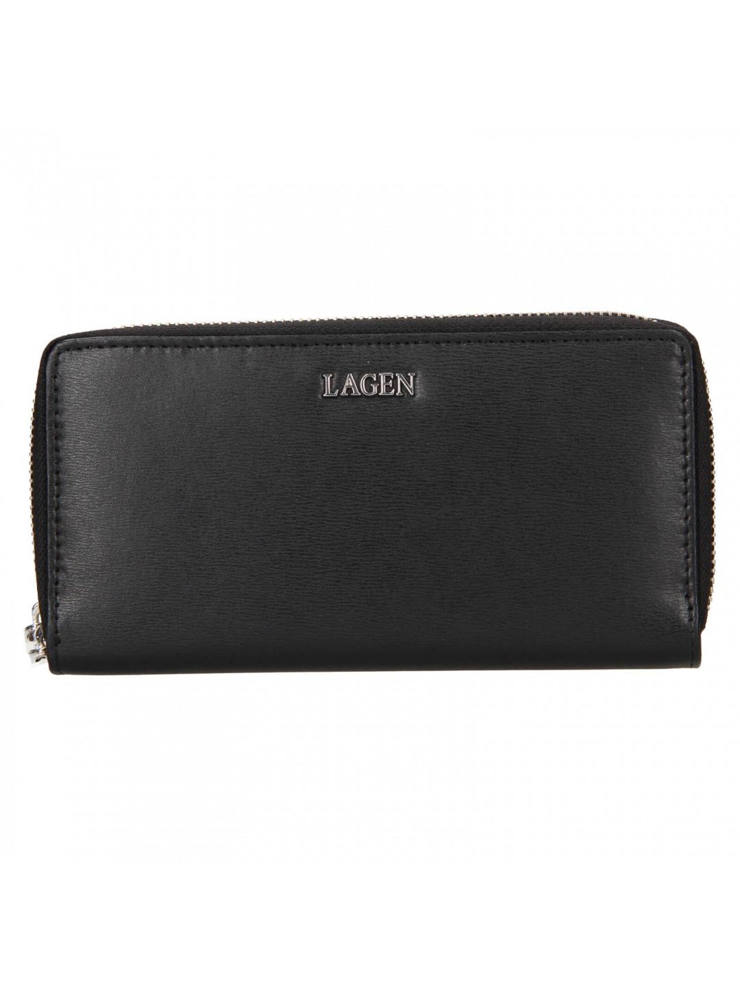 Dámská kožená peněženka Lagen Double – černá