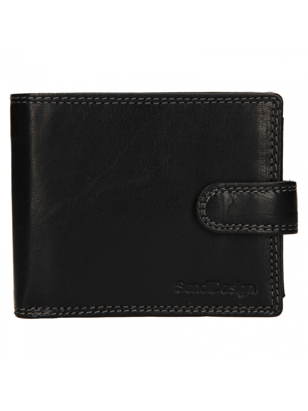 Pánská kožená peněženka SendiDesign Chore – černá