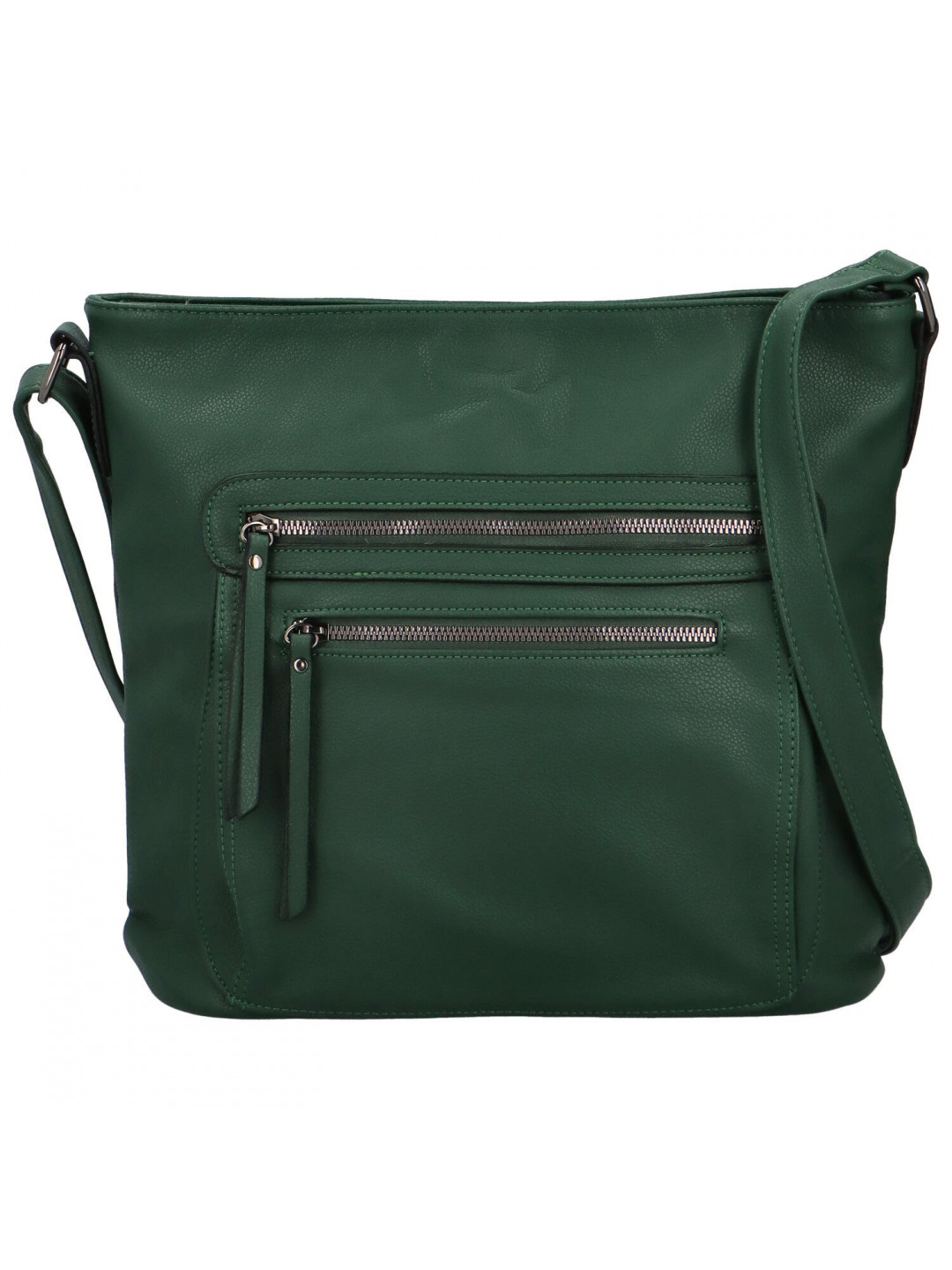 Dámská crossbody kabelka tmavě zelená - Firenze Edyta zelená