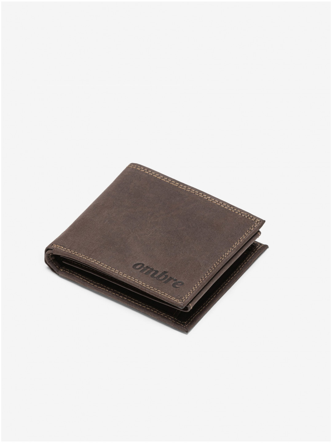 Pánská kožená peněženka – hnědá A092