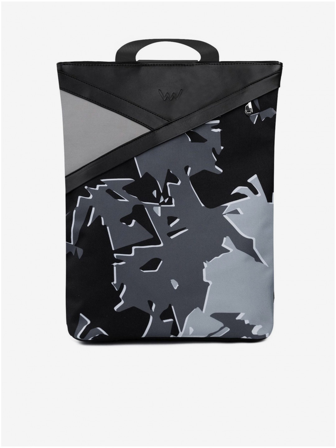 Černo-šedý dámský vzorovaný batoh VUCH Patsim