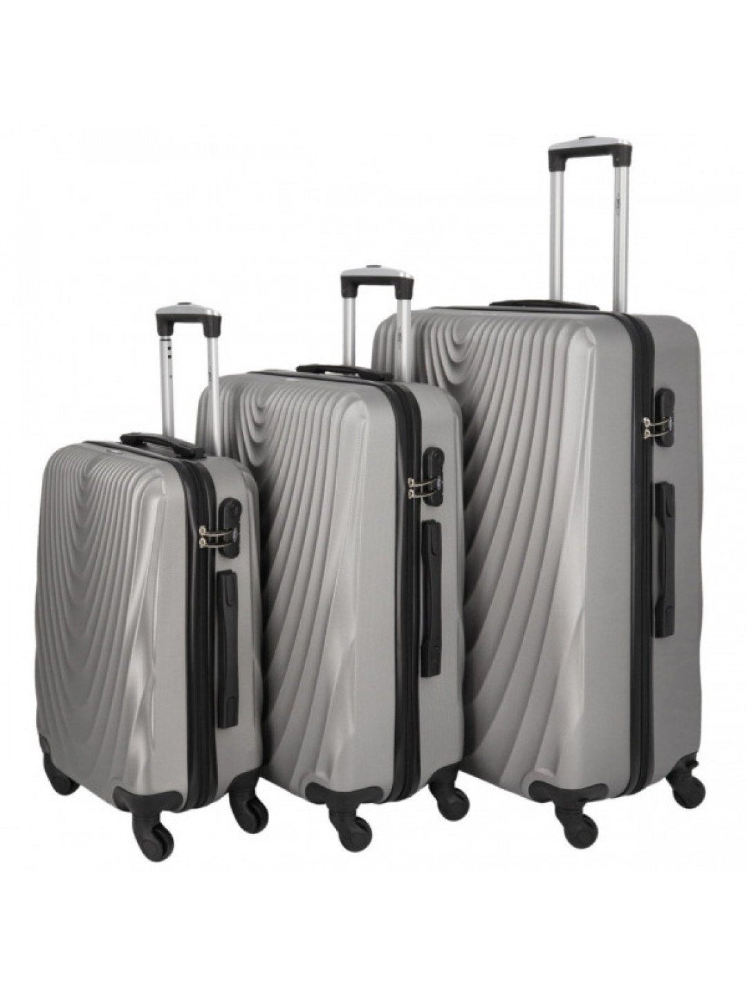 Sada cestovních kufrů Travel Grey šedý