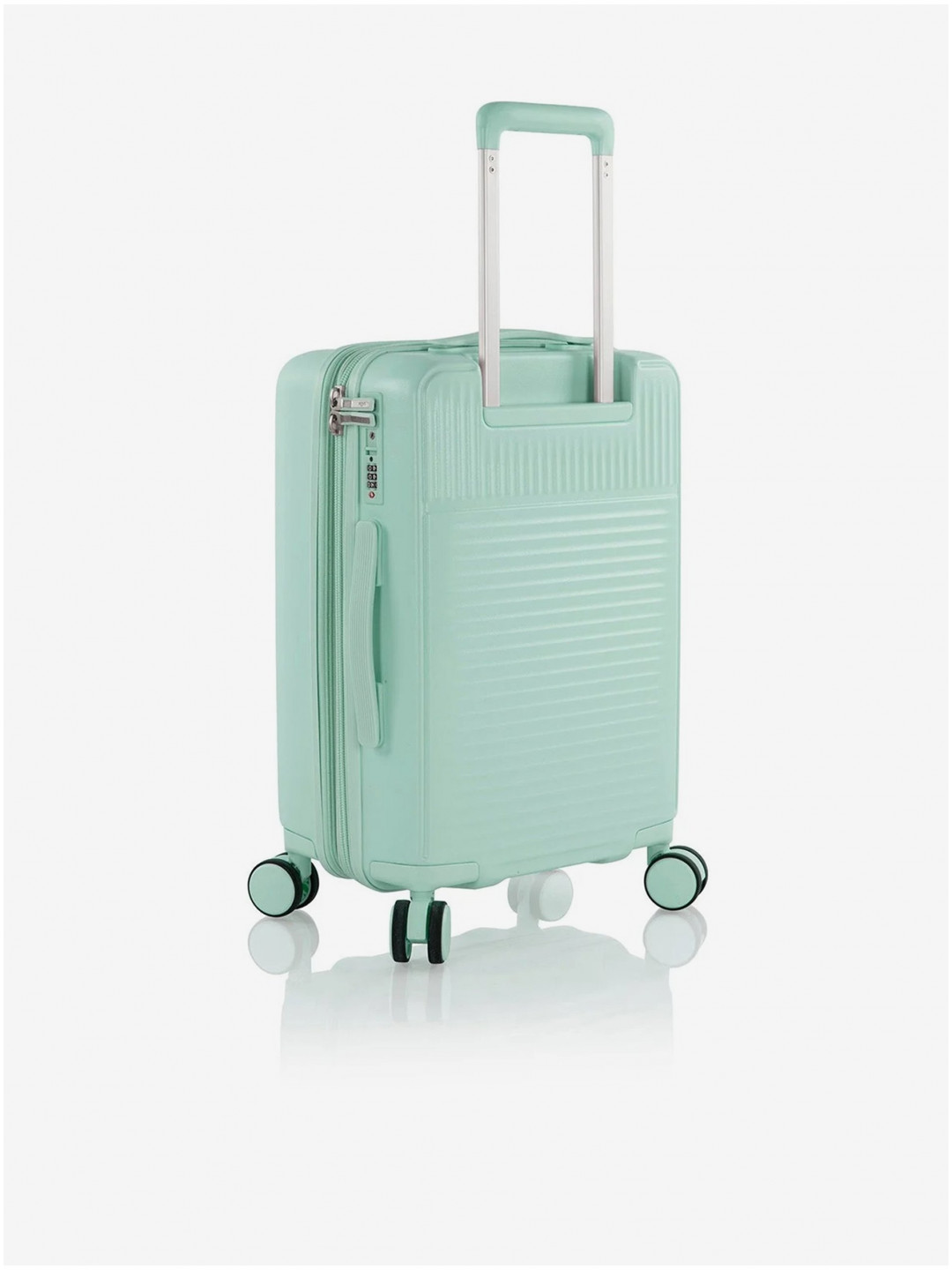 Sada tří cestovních kufrů v světle zelené barvě Heys Pastel s M L