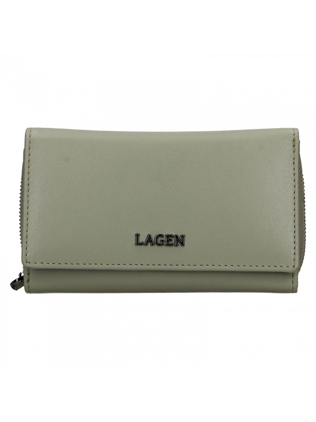 Dámská kožená peněženka Lagen Alsava – zelená