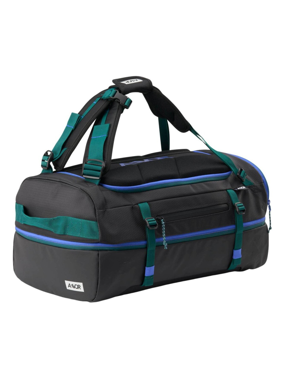 Aevor batoh taška Duffel Pack Proof Dual Dip Aqua Drift 60 L Černá Objem 60 L